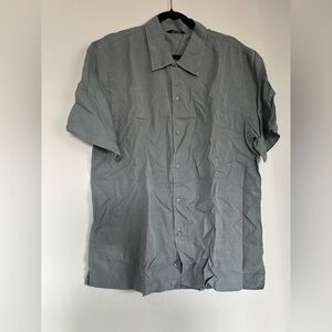 Gray Short Sleeve Button-Up Shirt (brand new)